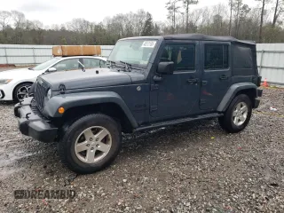 2016 Jeep Wrangler Unlimited Sport with VIN 1C4BJWDG2GL305086, listed as a Copart auction lot 48212105 with 113,001 mi miles and Salvage Title. Bid and sale history available at DreamBid. Image 1.