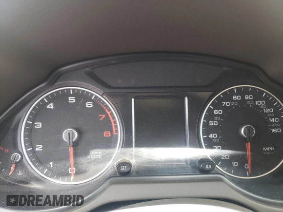 2014 Audi Q5 Premium Plus with VIN WA1LFAFP5EA014039, listed as a Copart auction lot 58669305 with Not provided miles and Salvage title. Bid and sale history available at DreamBid. Image 9.