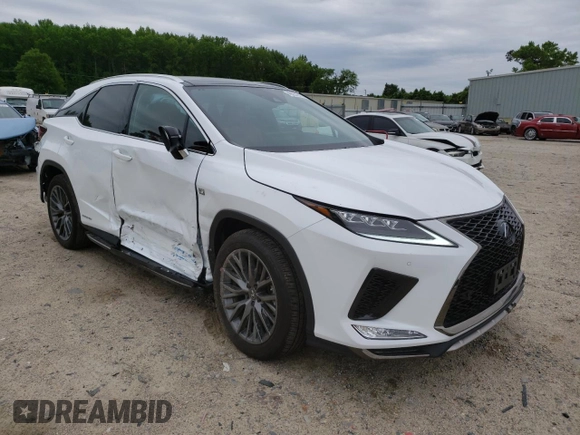 2022 Lexus RX with VIN 2T2YGMDA6NC086190, listed as a Copart auction lot 49221513 with 5,977 mi miles. Bid and sale history available at carsss.com. Image 4.
