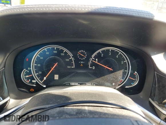 2017 BMW 7 Series 740i xDrive with VIN WBA7E4C59HGU99914, listed as a Copart auction lot 45283743 with 108,388 mi miles. Bid and sale history available at carsss.com. Image 9.
