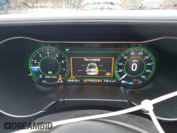 2021 Ford Mustang Mach 1 with VIN 1FA6P8R04M5555068, listed as a Copart auction lot 45604115 with 13,151 mi miles and Salvage Title. Bid and sale history available at carsss.com. Image 9.