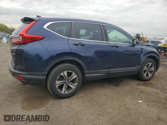 2018 Honda CR-V LX with VIN 2HKRW6H30JH224400, listed as a Copart auction lot 53945185 with 0 mi miles and Salvage Title. Bid and sale history available at carsss.com. Image 3.