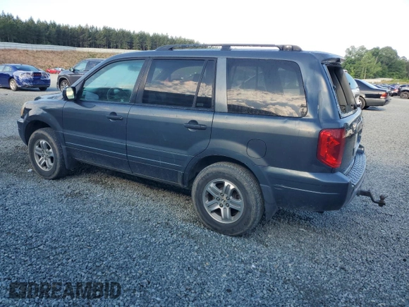 2005 Honda Pilot EX-L z VIN 2HKYF18705H564606, wystawiony jako Copart lot #55747785 z przebiegiem 272 432 mil mil oraz Szkoda całkowita • Salvage title. Historia ofert i sprzedaży dostępna na DreamBid. Obrazek 2.