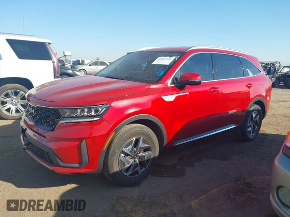 2022 Kia Sorento S with VIN KNDRG4LG5N5092820, listed as a IAAI auction lot 42009724 with 23,164 mi miles and . Bid and sale history available at DreamBid. Image 2.