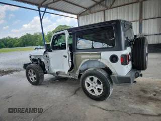 2019 Jeep Wrangler Sport S with VIN 1C4GJXAG5KW641192, listed as a Copart auction lot 59960325 with 25,855 mi miles and Salvage title. Bid and sale history available at DreamBid. Image 2.