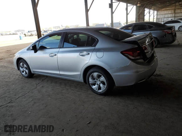 2014 Honda Civic Sedan LX with VIN 19XFB2F56EE018939, listed as a Copart auction lot 51476325 with 143,704 mi miles and Salvage Title. Bid and sale history available at carsss.com. Image 2.