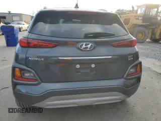 2019 Hyundai Kona Ultimate with VIN KM8K5CA59KU267182, listed as a Copart auction lot 41383395 with 50,531 mi miles and Salvage Title. Bid and sale history available at carsss.com. Image 6.