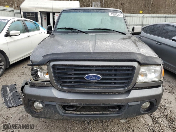 2008 Ford Ranger XLT with VIN 1FTZR45E68PB19487, listed as a Copart auction lot 43398205 with 180,601 mi miles and Salvage Title. Bid and sale history available at carsss.com. Image 5.