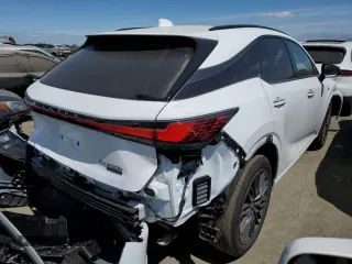 2023 Lexus RX with VIN 2T2BCMEA9PC001667, listed as a Copart auction lot 50518334 with 18,150 mi miles and Salvage Title. Bid and sale history available at carsss.com. Image 3.