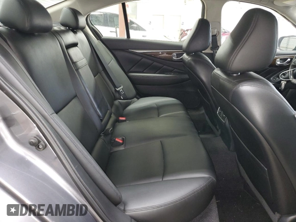2019 Infiniti Q50 Luxe with VIN JN1EV7AR2KM554667, listed as a Copart auction lot 62788934 with 27,606 mi miles and Salvage Title. Bid and sale history available at carsss.com. Image 10.