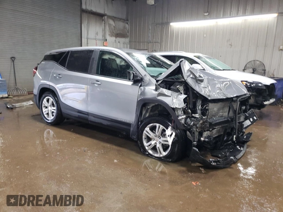 2024 GMC Terrain SLE with VIN 3GKALMEG7RL250879, listed as a Copart auction lot 50775945 with 14,503 mi miles and Salvage title. Bid and sale history available at DreamBid. Image 4.
