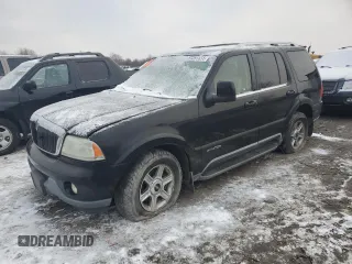 2003 Lincoln Aviator Premium z VIN 5LMEU78H83ZJ33904, wystawiony jako Copart lot #87351354 z przebiegiem Nie podano mil oraz Czysty tytuł • Clean title. Historia ofert i sprzedaży dostępna na DreamBid. Obrazek 1.