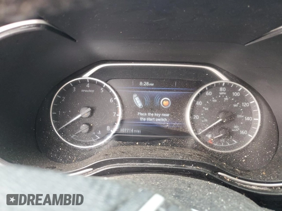 2016 Nissan Maxima SL with VIN 1N4AA6AP7GC434902, listed as a Copart auction lot 58396055 with 107,714 mi miles and Salvage title. Bid and sale history available at DreamBid. Image 9.