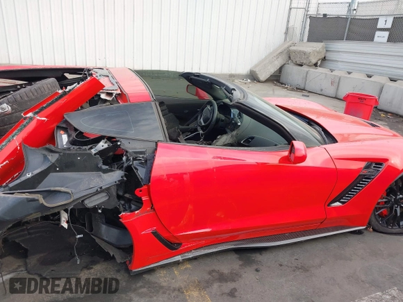 2016 Chevrolet Corvette Z06 1LZ with VIN 1G1YP2D61G5612934, listed as a IAAI auction lot 41286089 with 1 mi miles. Bid and sale history available at carsss.com. Image 14.