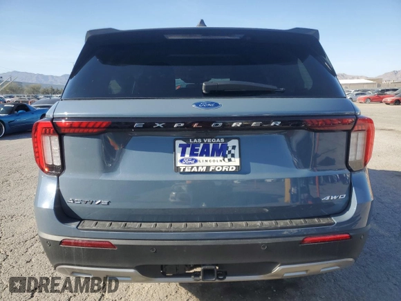 2025 Ford Explorer Active z VIN 1FMUK8DH7SGA39605, wystawiony jako Copart lot #51682145 z przebiegiem 305 mil mil oraz Szkoda całkowita • Salvage title. Historia ofert i sprzedaży dostępna na DreamBid. Obrazek 6.