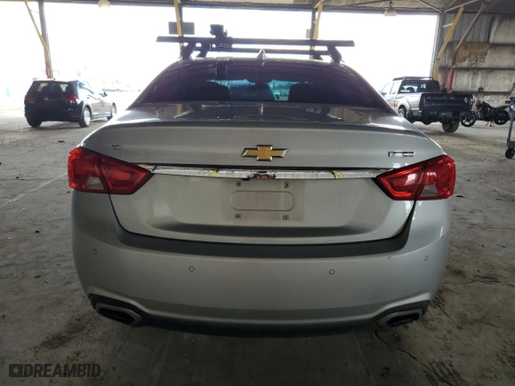 2020 Chevrolet Impala Premier with VIN 2G1105S35L9101272, listed as a Copart auction lot 48362595 with 55,618 mi miles and Salvage Title. Bid and sale history available at carsss.com. Image 6.