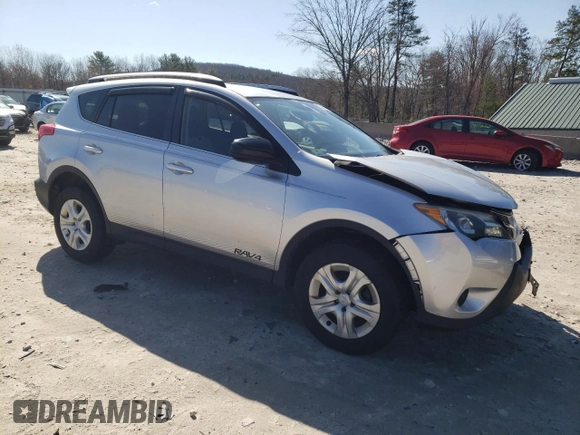 2015 Toyota RAV4 LE with VIN JTMBFREV0FD145119, listed as a Copart auction lot 53460915 with 123,697 mi miles and Clean Title. Bid and sale history available at DreamBid. Image 4.