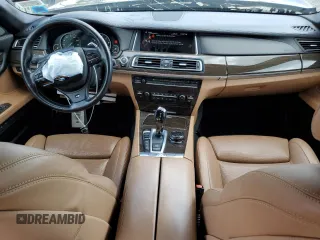 2015 BMW 7 Series 750i xDrive with VIN WBAYB6C58FD966084, listed as a Copart auction lot 61875325 with 159,616 mi miles and Salvage title. Bid and sale history available at DreamBid. Image 8.