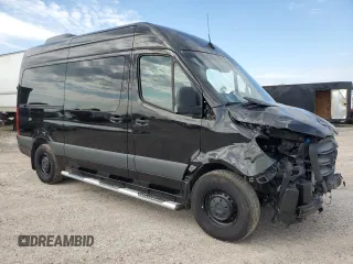 2024 Mercedes-Benz Sprinter with VIN W1Z4NFHY1RP657272, listed as a Copart auction lot 81837014 with Not Provided miles and Salvage Title. Bid and sale history available at DreamBid. Image 4.
