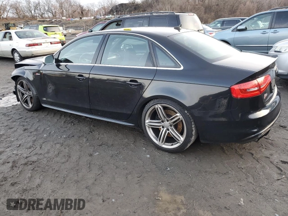 2014 Audi S4 Prestige with VIN WAUKGAFL0EA026706, listed as a Copart auction lot 85160154 with 150,351 mi miles and Salvage Title. Bid and sale history available at carsss.com. Image 2.