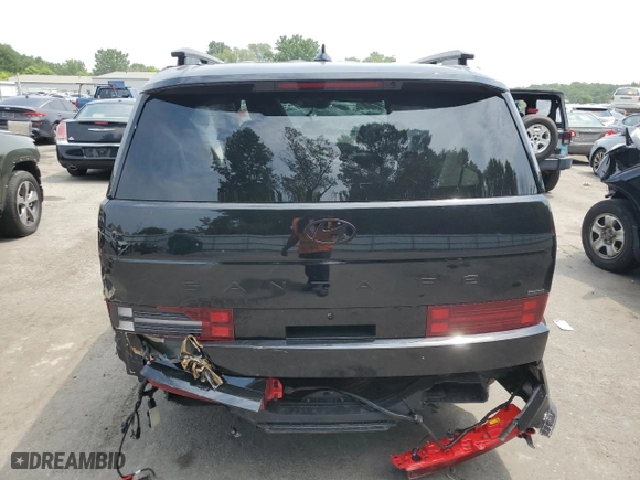 2024 Hyundai Santa Fe Calligraphy with VIN 5NMP5DGL0RH018714, listed as a Copart auction lot 62660124 with 0 mi miles and Salvage Title. Bid and sale history available at carsss.com. Image 6.