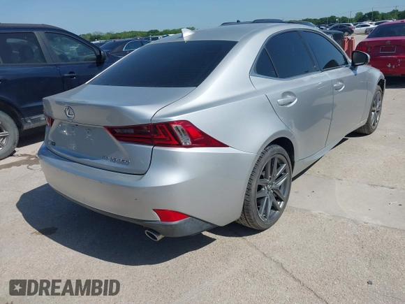 2016 Lexus IS 350 with VIN JTHCE1D25G5011412, listed as a IAAI auction lot 42013644 with 31,111 mi miles. Bid and sale history available at carsss.com. Image 4.
