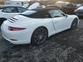2015 Porsche 911 Carrera S with VIN WP0CB2A91FS155329, listed as a Copart auction lot 80475144 with 0 mi miles and Salvage Title. Bid and sale history available at carsss.com. Image 3.
