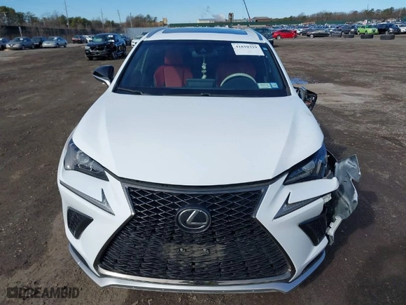 2019 Lexus NX with VIN JTJBARBZ3K2193240, listed as a IAAI auction lot 41810329 with 7,630 mi miles. Bid and sale history available at carsss.com. Image 12.