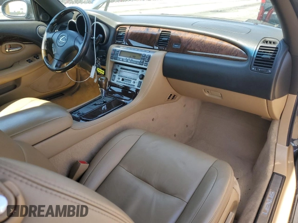 2006 Lexus SC 430 with VIN JTHFN48Y069007014, listed as a Copart auction lot 57639905 with 90,938 mi miles and Salvage title. Bid and sale history available at DreamBid. Image 8.