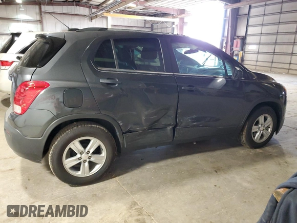 2016 Chevrolet Trax LT z VIN 3GNCJLSB6GL245562, wystawiony jako Copart lot #54710075 z przebiegiem 42 457 mil mil oraz Szkoda całkowita • Salvage title. Historia ofert i sprzedaży dostępna na DreamBid. Obrazek 3.