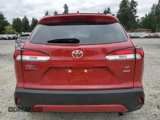 2024 Toyota Corolla Cross LE with VIN 7MUBAABG2RV120226, listed as a Copart auction lot 61014645 with 2,842 mi miles and Salvage title. Bid and sale history available at DreamBid. Image 6.