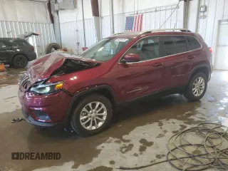 2019 Jeep Cherokee Latitude z VIN 1C4PJMCX0KD156840, wystawiony jako Copart lot #56309475 z przebiegiem 25 320 mil mil oraz Szkoda całkowita • Salvage title. Historia ofert i sprzedaży dostępna na DreamBid. Obrazek 1.