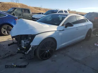 2019 Audi A5 Sportback Premium Plus with VIN WAUENCF57KA047483, listed as a Copart auction lot 76003493 with 48,528 mi miles. Bid and sale history available at carsss.com. Image 1.