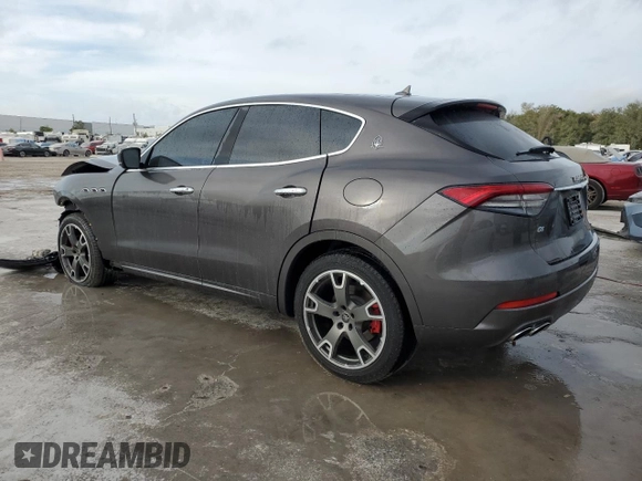 2021 Maserati Levante GT with VIN ZN661XUA8MX364794, listed as a Copart auction lot 83231954 with 23,188 mi miles and Salvage Title. Bid and sale history available at carsss.com. Image 2.