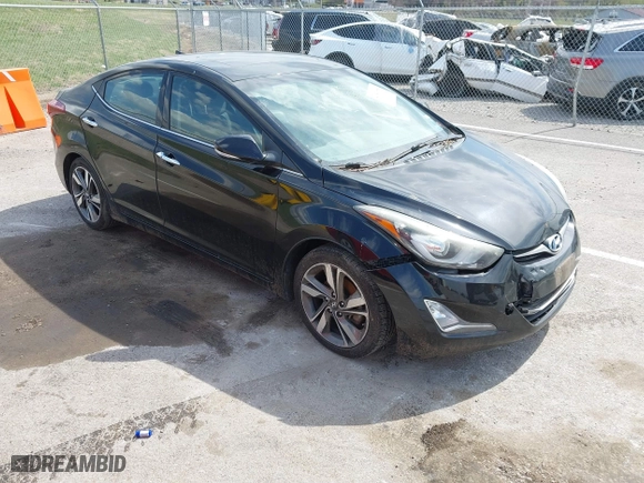 2014 Hyundai Elantra SE with VIN KMHDH4AE7EU094918, listed as a IAAI auction lot 41849150 with 101,361 mi miles. Bid and sale history available at carsss.com. Image 1.