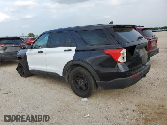 2021 Ford Police Interceptor Utility z VIN 1FM5K8AB9MGB99444, wystawiony jako Copart lot #54184865 z przebiegiem 77 604 mil mil oraz Szkody całkowita. Historia ofert i sprzedaży dostępna na DreamBid. Obrazek 2.