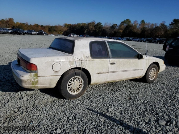 1994 Mercury Cougar XR7 with VIN 1MELM6240RH653431, listed as a Copart auction lot 73202133 with 114,994 mi miles and Clean Title. Bid and sale history available at carsss.com. Image 3.