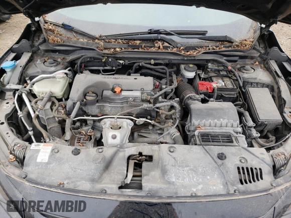 2019 Honda Civic LX with VIN 19XFC2F6XKE004169, listed as a Copart auction lot 83847414 with 65,517 mi miles and Salvage Title. Bid and sale history available at DreamBid. Image 11.