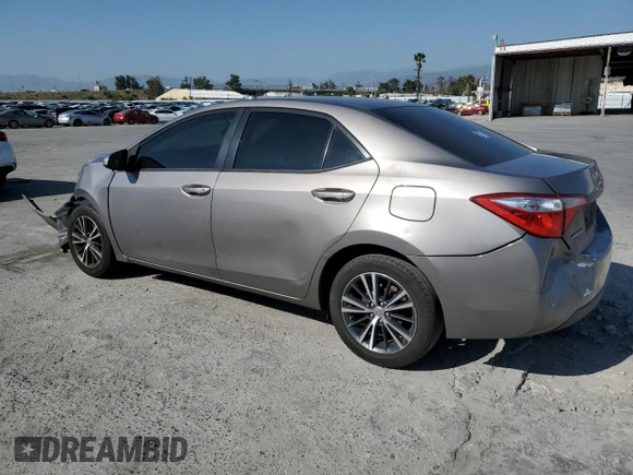 2016 Toyota Corolla L with VIN 5YFBURHEXGP474068, listed as a Copart auction lot 52185065 with 72,964 mi miles and Salvage Title. Bid and sale history available at DreamBid. Image 2.