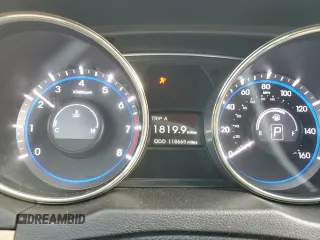 2013 Hyundai Sonata GLS z VIN 5NPEB4AC5DH508991, wystawiony jako Copart lot #54070045 z przebiegiem 118 660 mil mil oraz Szkoda całkowita • Salvage title. Historia ofert i sprzedaży dostępna na DreamBid. Obrazek 9.