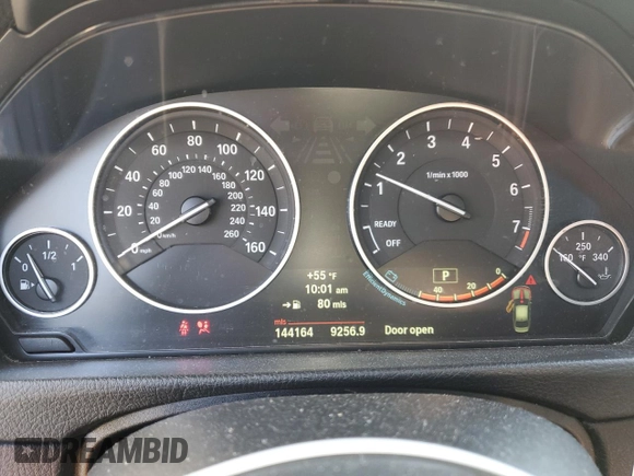 2013 BMW 3 Series 328i xDrive with VIN WBA3B3C56DF530814, listed as a Copart auction lot 52820915 with 144,164 mi miles and Salvage Title. Bid and sale history available at carsss.com. Image 9.