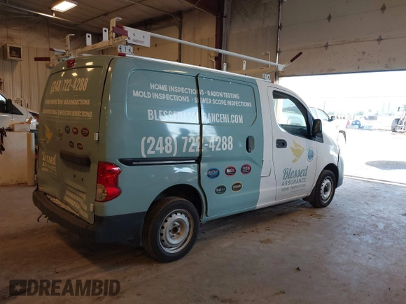 2019 Nissan NV200 S with VIN 3N6CM0KN9KK699096, listed as a IAAI auction lot 42263742 with 88,112 mi miles and . Bid and sale history available at DreamBid. Image 4.