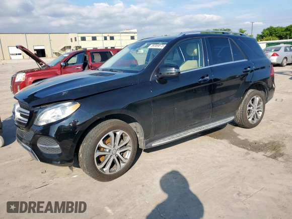 2016 Mercedes-Benz GLE 350 with VIN 4JGDA5JBXGA662373, listed as a Copart auction lot 59369875 with 178,384 mi miles and Salvage title. Bid and sale history available at DreamBid. Image 1.