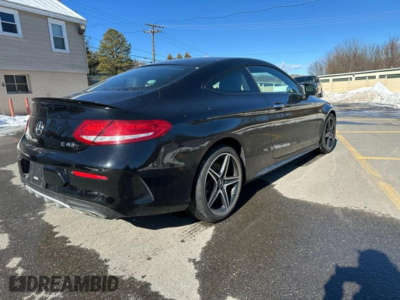 2018 Mercedes-Benz C 43 AMG with VIN WDDWJ6EB7JF625181, listed as a Copart auction lot 45785305 with 163,082 mi miles and Clean Title. Bid and sale history available at DreamBid. Image 3.