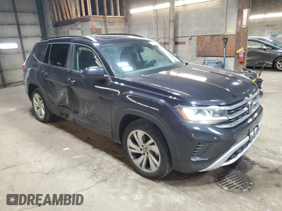 2023 Volkswagen Atlas SE with VIN 1V2KP2CA1PC515603, listed as a Copart auction lot 87450804 with 45,643 mi miles and Salvage title. Bid and sale history available at DreamBid. Image 4.