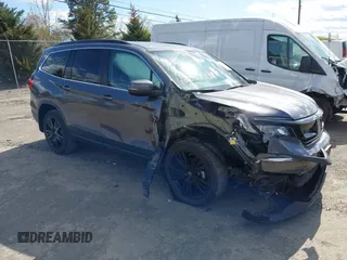 2022 Honda Pilot Special Edition z VIN 5FNYF6H25NB096680, wystawiony jako IAAI lot #42057505 z przebiegiem 46 673 mil mil oraz . Historia ofert i sprzedaży dostępna na DreamBid. Obrazek 1.