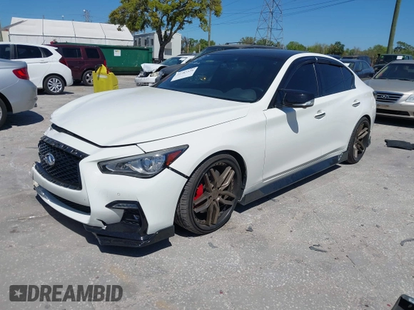 2018 Infiniti Q50 Red Sport 400 с VIN JN1FV7AP5JM460977, выставлен на аукционе IAAI как лот 41787326 с пробегом 51 490 миль миль и . История ставок и продаж доступна на DreamBid. Изображение 17.