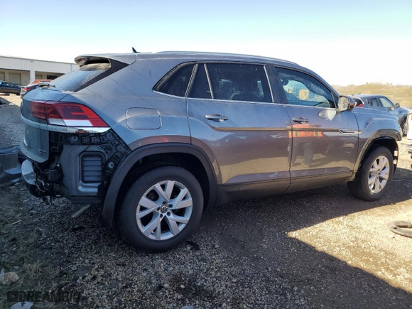 2021 Volkswagen Atlas Cross Sport 2.0T S with VIN 1V2GC2CA0MC228279, listed as a Copart auction lot 78244724 with 26,172 mi miles and Salvage Title. Bid and sale history available at carsss.com. Image 3.