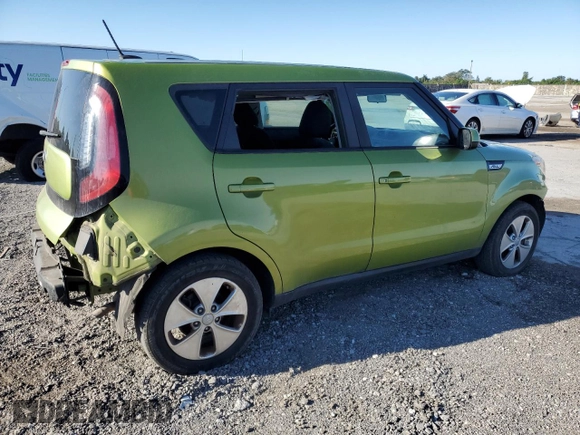 2016 Kia Soul with VIN KNDJN2A26G7838729, listed as a Copart auction lot 48550675 with 81,947 mi miles and Salvage Title. Bid and sale history available at carsss.com. Image 3.