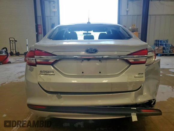 2017 Ford Fusion SE with VIN 3FA6P0HDXHR380057, listed as a Copart auction lot 59583425 with 115,038 mi miles and Salvage title. Bid and sale history available at DreamBid. Image 6.